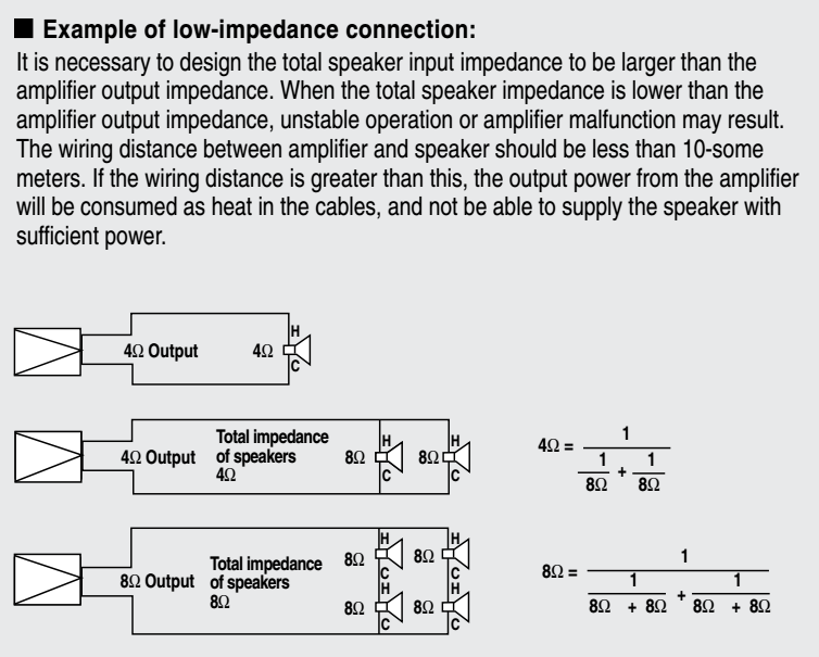 Tech-Example of low-impedance