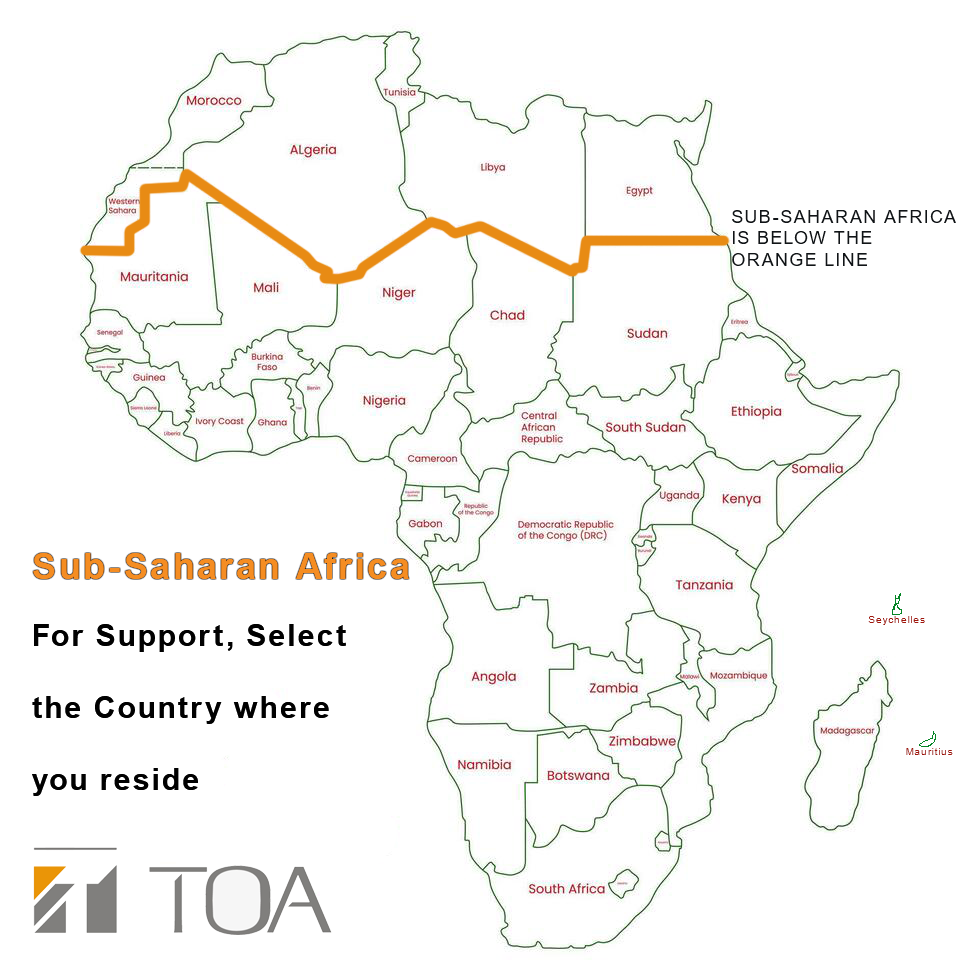 Contact Map for TOASA